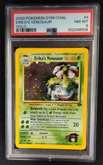 Erika's Venusaur 4/132 PSA 8 Gym Challenge Pokemon Graded Card